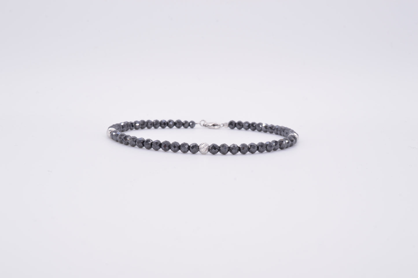 Black diamond bracelet White gold