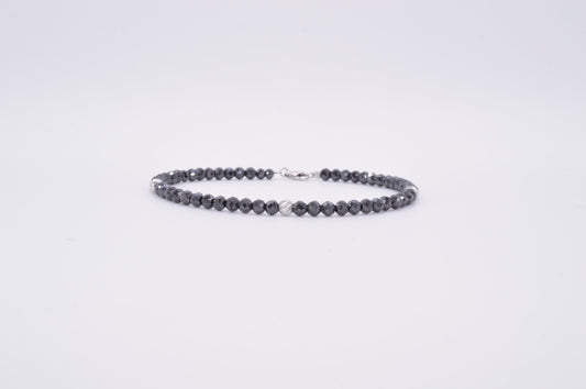 Black diamond bracelet White gold